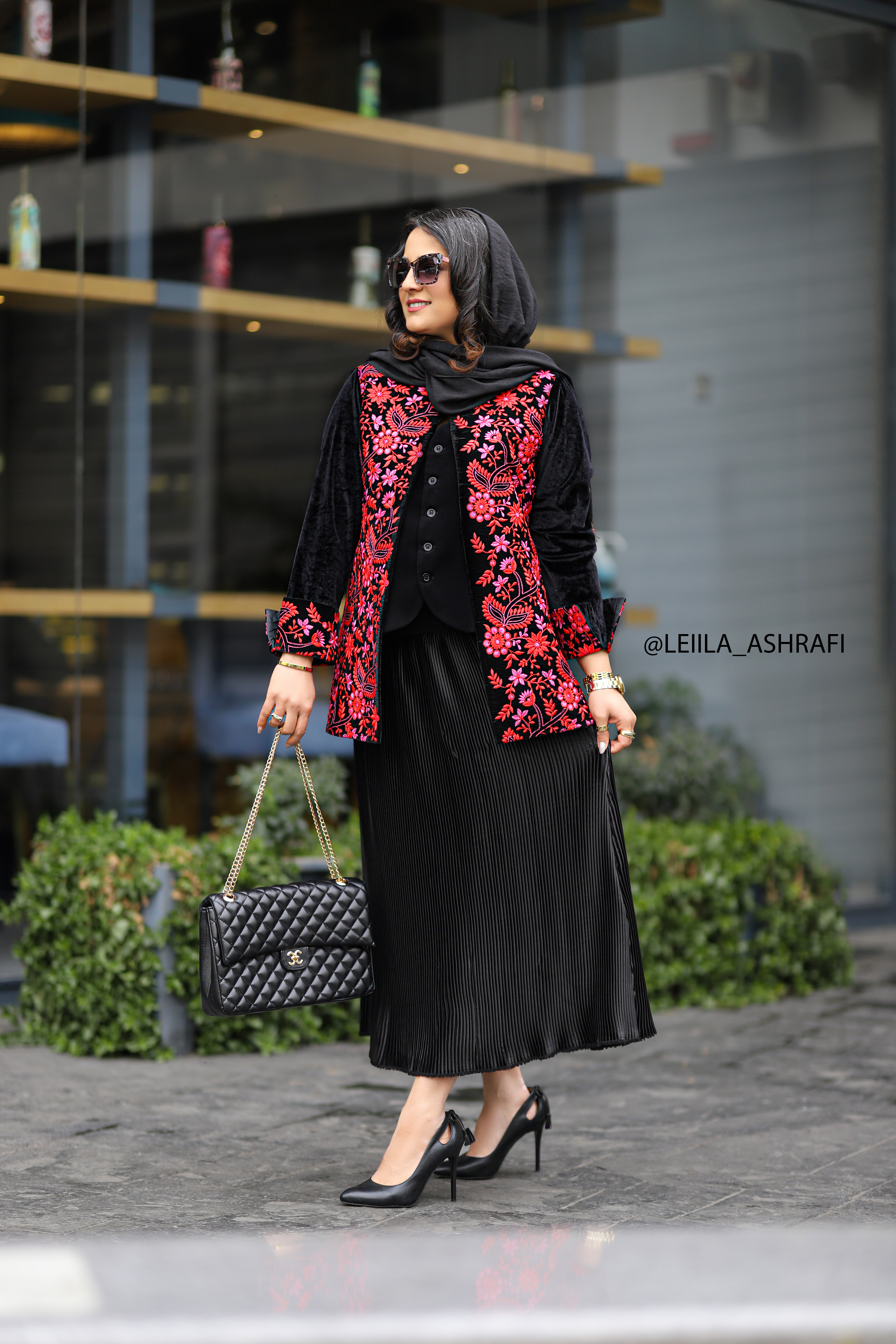 کت مخمل سوزن دوزی زنانه دخترانه